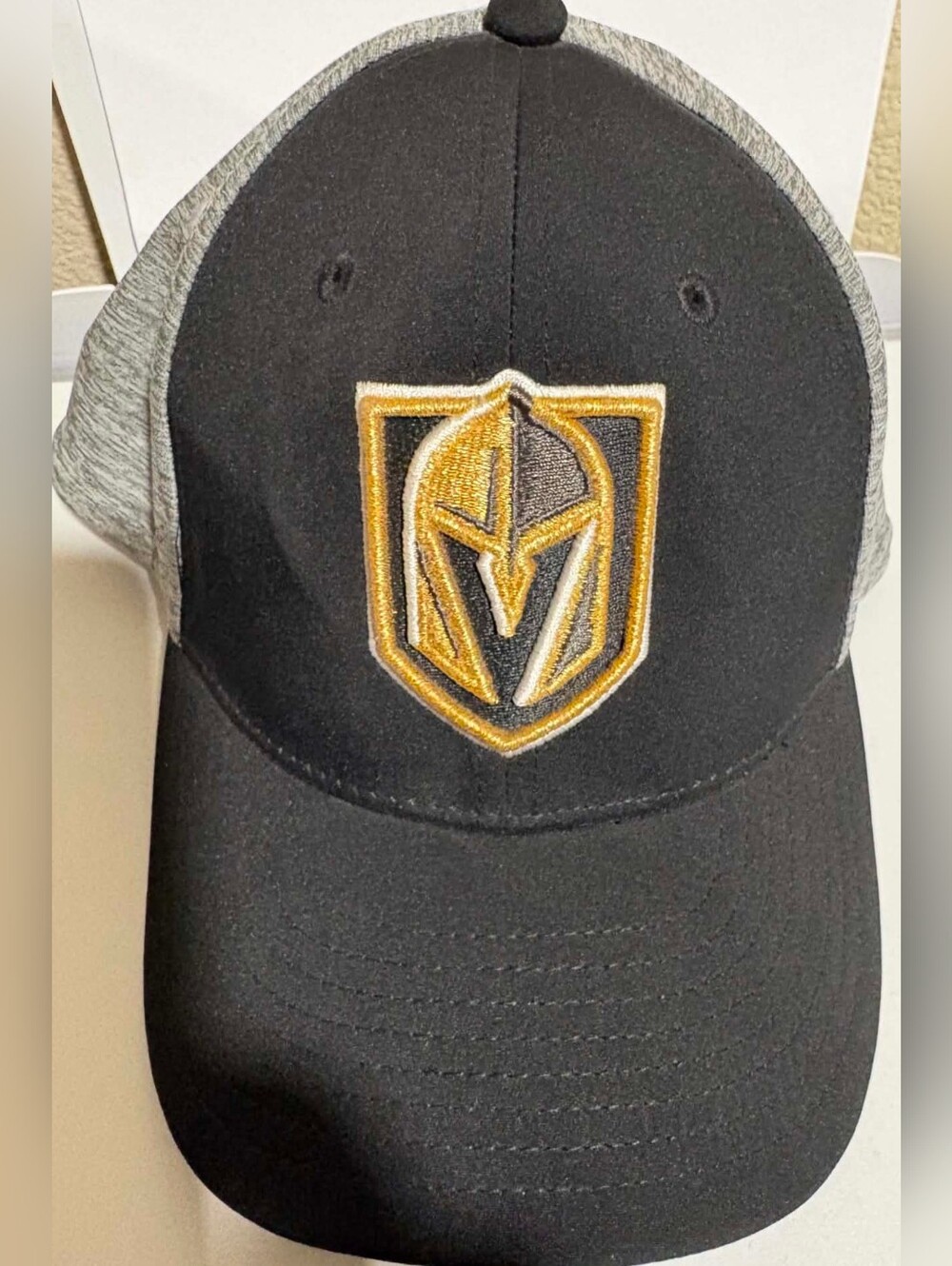 NHL Vegas Golden Knights Black, Gray & Gold Logo Youth